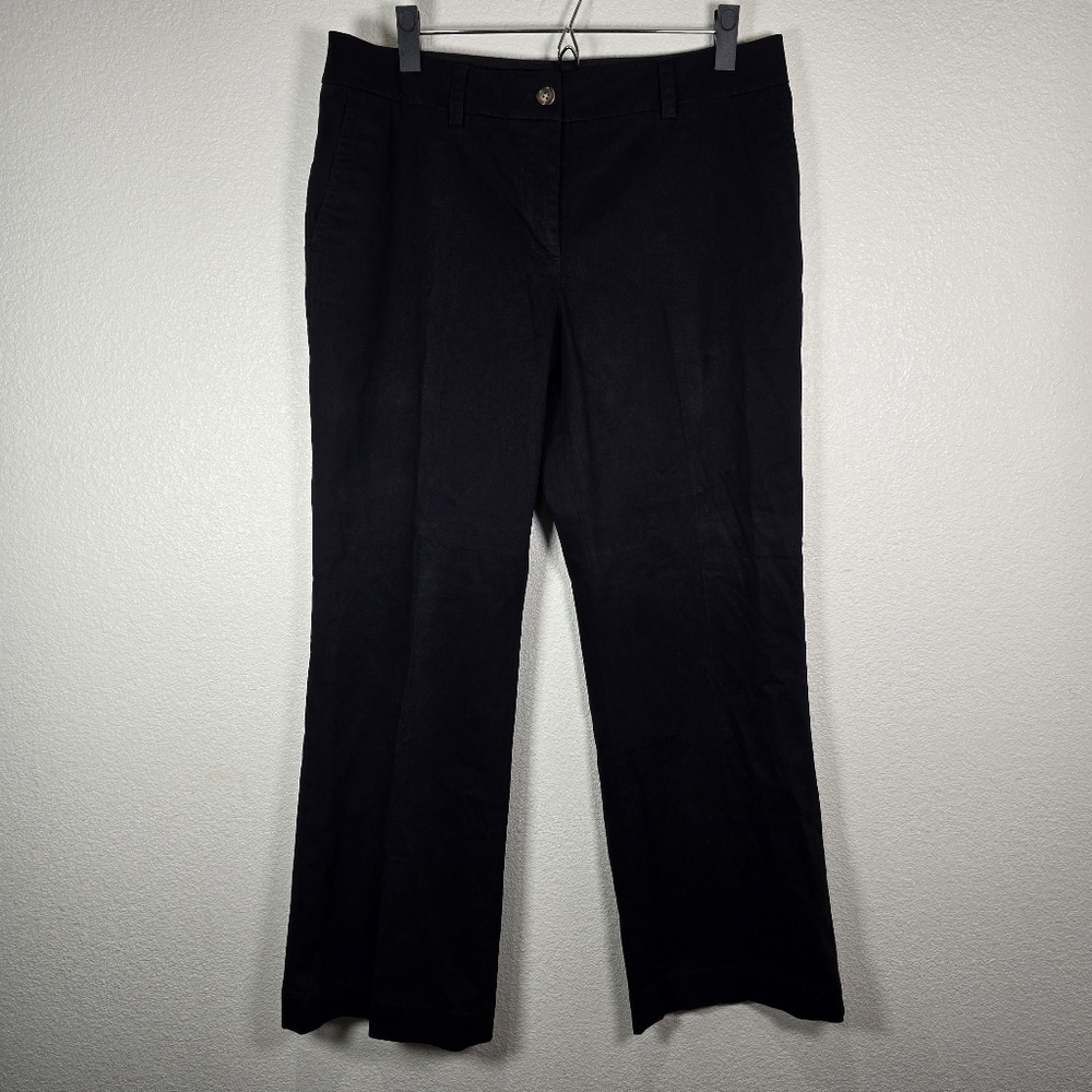 Talbots Black Boot Cut Pants